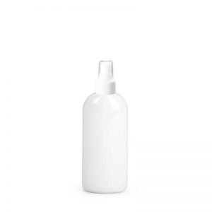 Botella PET ovalada color blanco 250ml.