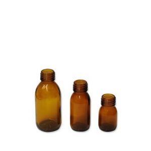 Frasco topacio DIN28 60ml